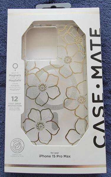 Case-Mate Floral Gems Case for Iphone 15 Pro Max - Magsafe