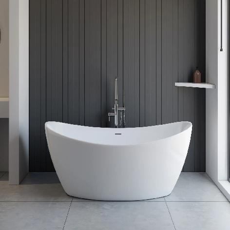 A and E Bath and Shower Jodie Soaking Bathtub - MSRP $1,322