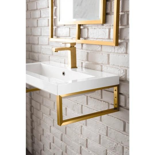 James Martin Vanities 055BK16RGD31.5WG2 Console Bathroom Sink - MSRP $801