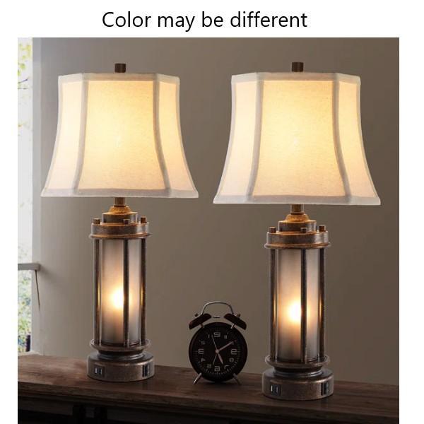 Home Decor - Louanne Table Lamp Set, London Fog Quilt Set, Baran Single Globe Pendant - MSRP $4,309