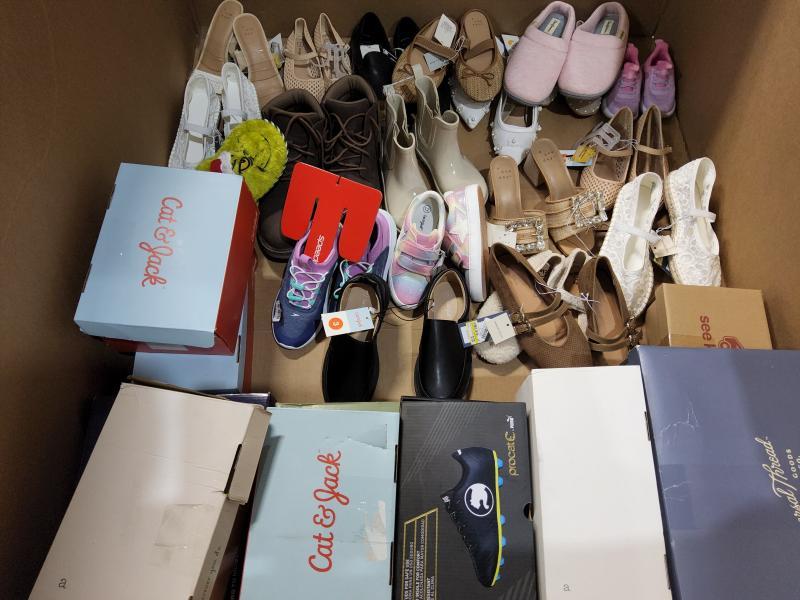 Pallet of Assorted Apparel, Shoes, & Accessories - MSRP $2,112