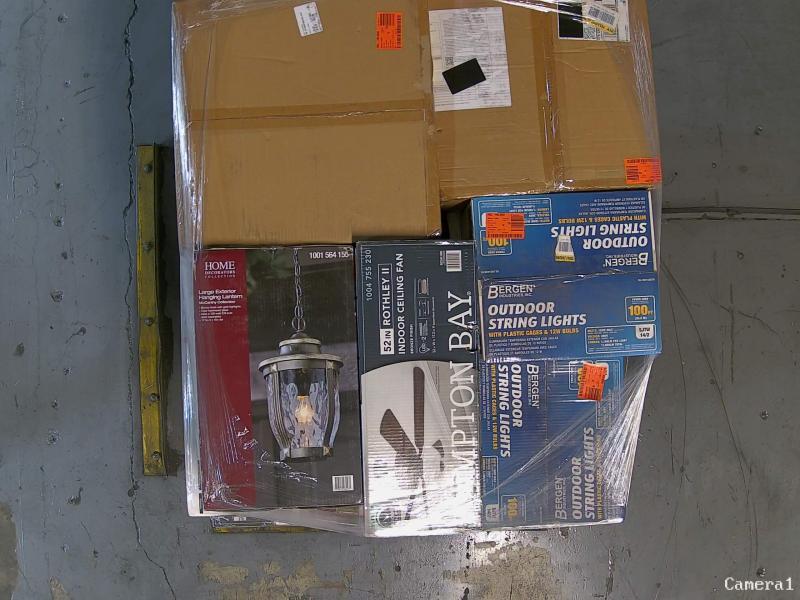 Lighting & Electrical - HUOKU, Bergen Industries, HINNIXY, Feit Electric, Golden Lighting, CRAFTMADE -Est Retail $4,790