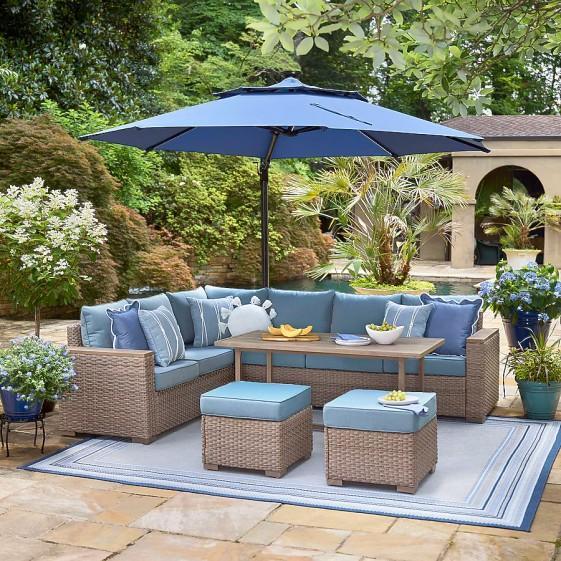 TRUCKLOAD - Rowen Rattan Outdoor Sectional, Dyson V11 Cordless Vacuum, Craftsman Tool Cabinet - MSRP $30,848