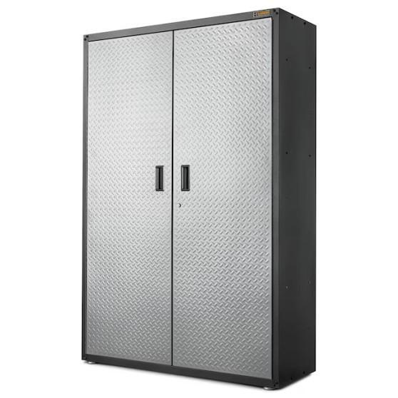 Gladiator GearBox Garage Cabinet, Craftsman Tool Cabinet, EGO 56V String Trimmer - MSRP $3,756