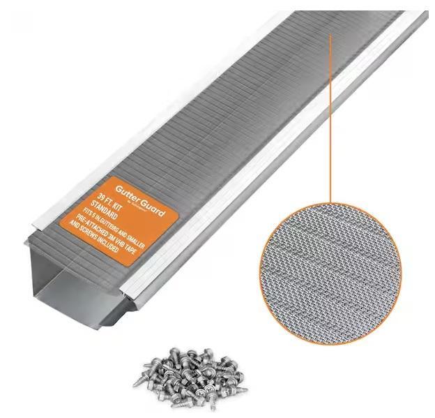 Mixed Lot - Gutter Guard by Gutterglove Micro-Mesh Gutter Guard, Hampton Bay, Valley Forge Flag - Est Retail $1,588