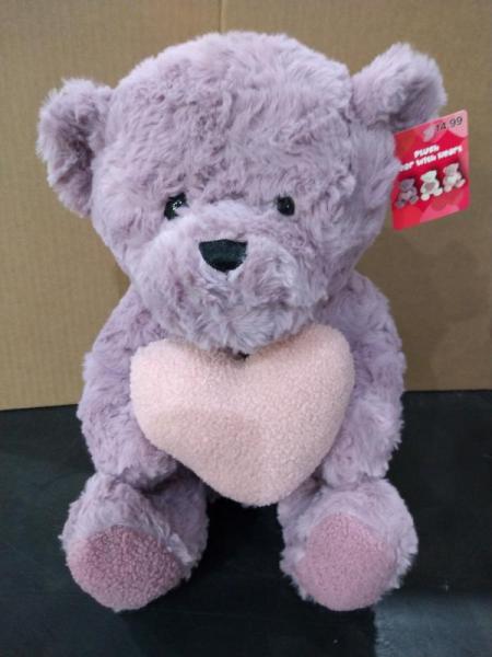 Pallet of Kaisiyang Shaggy Lilac Teddy Bears, Assorted Colors - MSRP $1,150