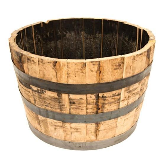 Home Improvement - Real Wood Half Oak Barrel Planter, USG Fifth Avenue Ceiling Tile - Est Retail $549