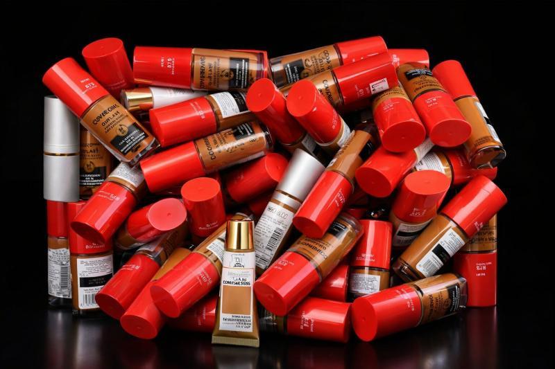 Mixed Brand Cosmetics Lot CoverGirl Beauty360 Assorted Foundations Lip