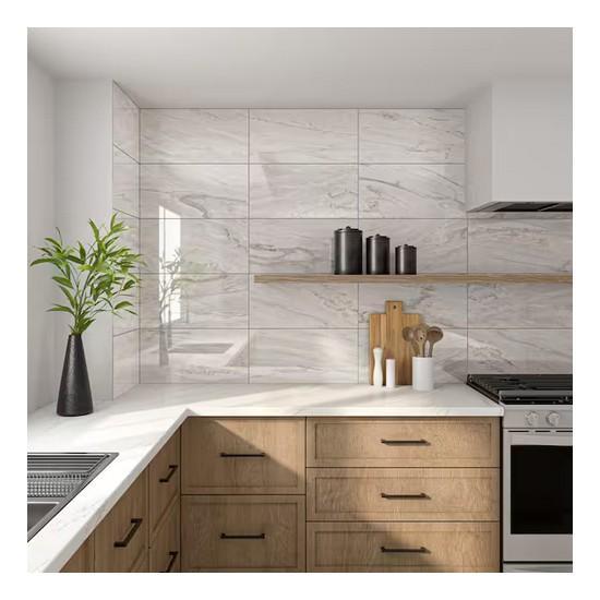 Daltile Fenbrook Regal White 12" x24" Porcelain Tile - Est Retail $1,125- 1plt