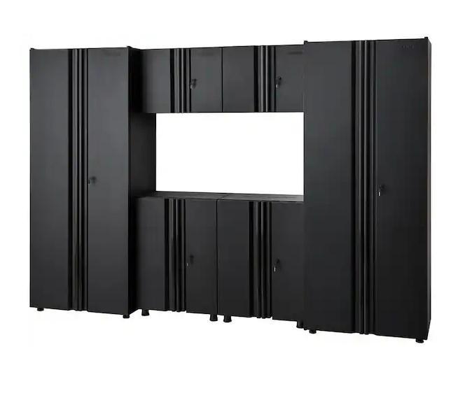 Two Husky 6pc Regular Duty Welded Steel Garage Storage Systems - Est Retail $1,449