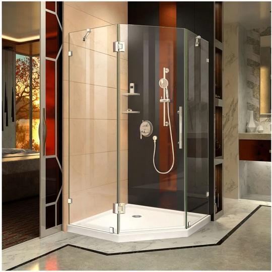 DreamLine SHEN-2234340-06 Frameless Hinged Shower Enclosure - MSRP $1,039