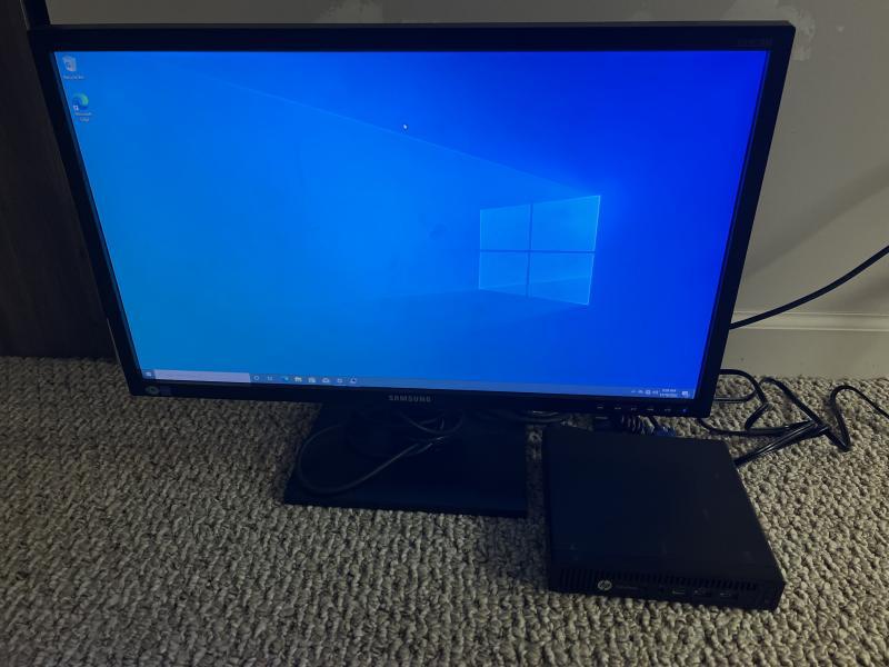 HP EliteDesk 800 G2 Mini - Home Office Setup - Windows 10