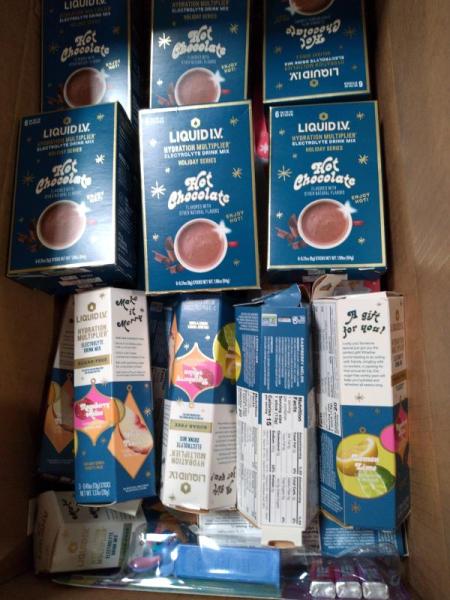 Grocery - Demets Cherry Caramel Turtles, Kraft Velveeta Cheese, Pagasa Gingerbread Chalet Kit - MSRP $8,308