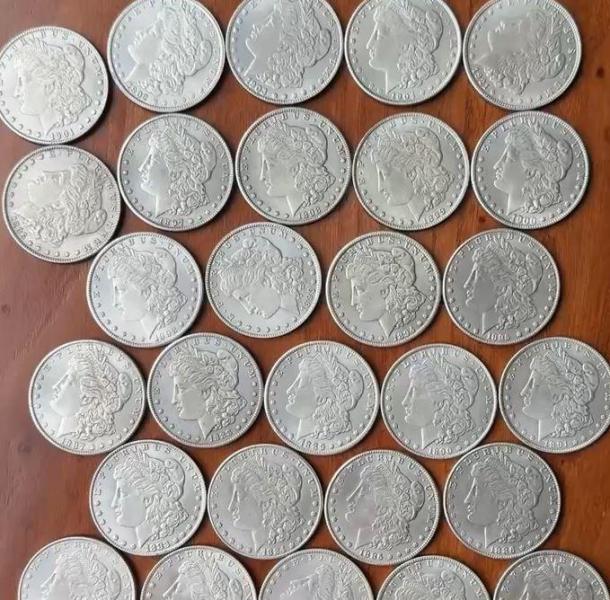 84 X Morgan Dollars - 3 sets of 28 - 1878-19921 - Hard to find