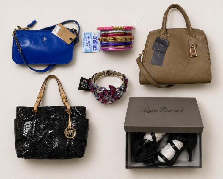 MICHAEL KORS, COLE HAAN, TOMMY HILFIGER BAGS,JEWELRY,CLOTHES.COSMETICS