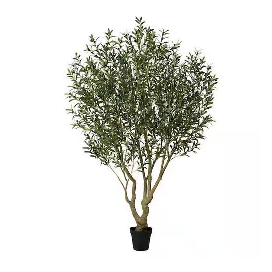Mixed Lot - DR.Planzen Artificial Olive Tree, Real Solutions Wood Drawer, HomeRoots Clock - Est Retail $2,937- 1plt