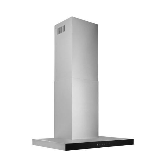 Broan-NuTone Wall Mount Range Hood, Jocoevol Round Dining Table, Hasipu Vanity Mirror - MSRP $1,850