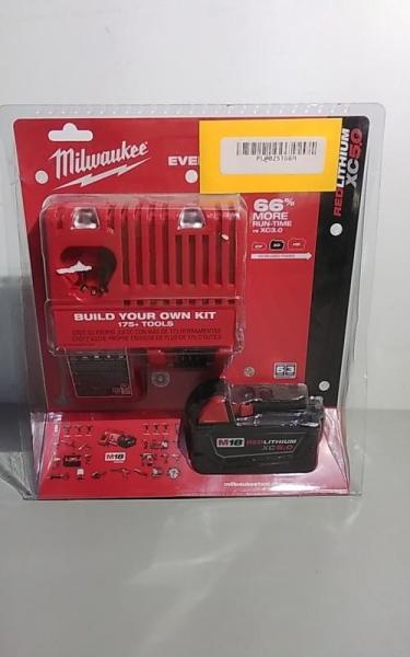 Milwaukee M18 18V Lithium-Ion XC Starter Kit w/One 5.0Ah Battery & Charger - Est Retail $199