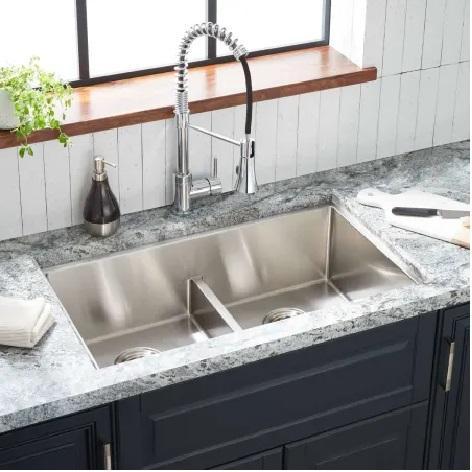 Signature Hardware SHORURBA3218E Stainless Steel Kitchen Sink - MSRP $713