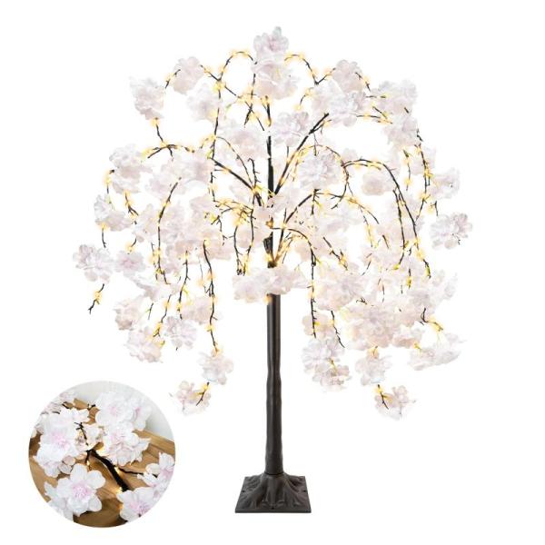 Home - Obbsie Lighted Cherry Blossom Tree, Joydeco Drapes, Inhand Throw Blanket  - MSRP $10,323