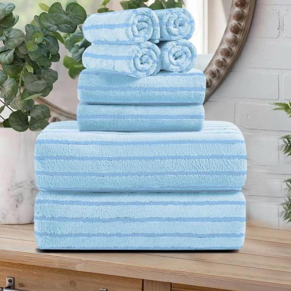 Home - Cabana Striped Bath Towel Set, Findvoor Cross Stitch Kit, Johouse Acrylic Picture Frames - MSRP $26,063