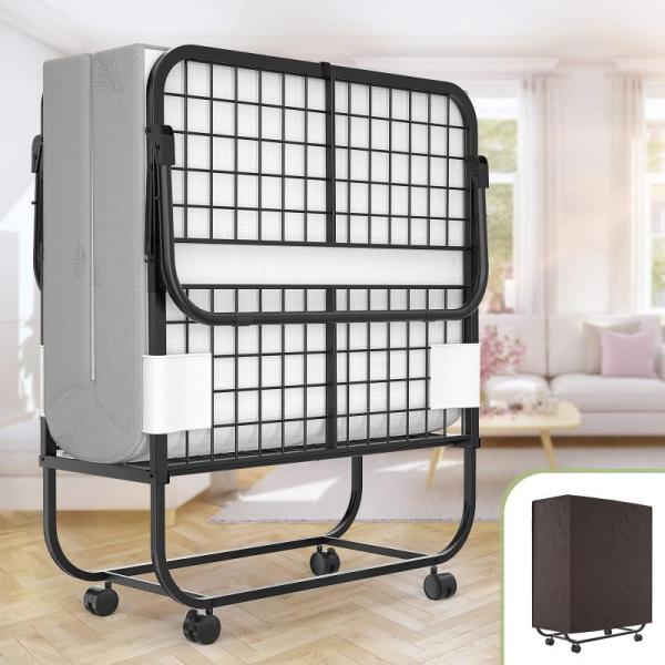 Furniture - Unikito Folding Bed w/Mattress, Bar Table Cabinets, BILEEHOME 9x12 Area Rug, COMUHOME Chair - MSRP $2,534