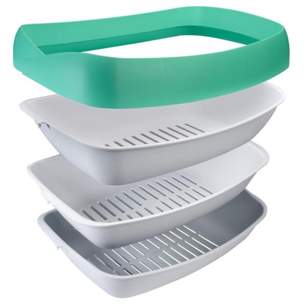 Pet Products - Luuup Litter Box, PetZen Garden 20in Round Cat Scratcher Beds & More - MSRP $3,774