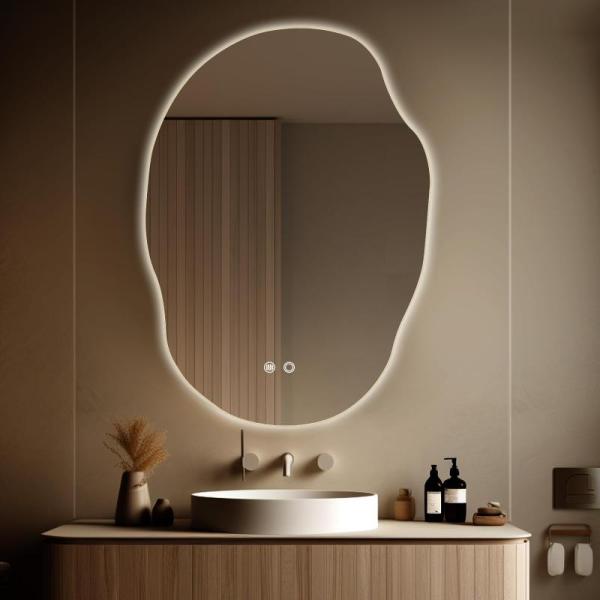 Home - WallBeyond LED Bathroom Mirrors, OnlyBloom Aritificial Dracaena Tree 6ft Faux Floor Plants - MSRP $8,091