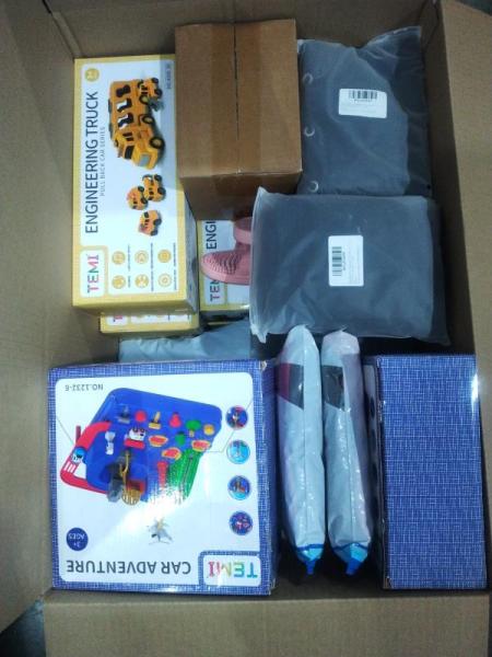 General Merchandise - Slippers, Princess Baby Dress Set, Kid's Stretch Denim Overalls, Money Belt Packs - MSRP $867