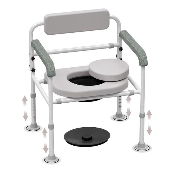 General Merchanidse- Adjustable Medical Bedside Commode, Bolumka AI Voice Sticker Printer- MSRP $14,015