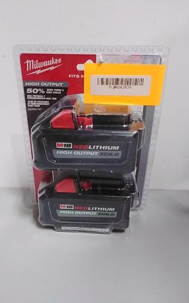 M18 18-Volt Lithium-Ion High Output 6.0Ah Battery Pack (2-Pack) - MSRP $299