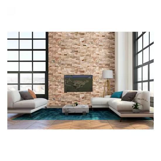 MSI Picasso Ledger Panel 6 in. x 24 in. Splitface Travertine Wall Tile - Est Retail $1,024- 1plt
