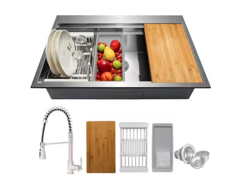 Plumbing - AKDY, Glacier Bay, GLSLAND - Est Retail $1,340- 1plt