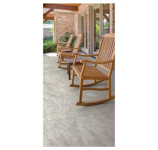Eliane Arena Cinza Gray 24 in. x 24 in. Outdoor Porcelain Stone Look Floor and Wall Tile - Est Retail $1,331- 1plt