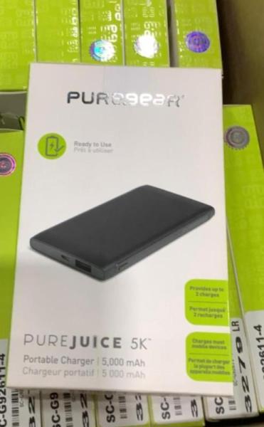 PureGear PureJuice 5,000mAh Power Bank Charger