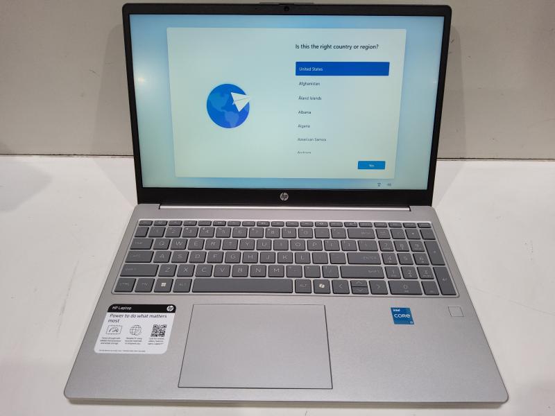 A Grade - HP 15.6" LED Laptop, Intel Core i3-N305, 8GB RAM, 256GB SSD, Windows 11 - MSRP $529