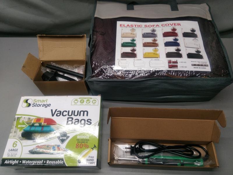 General Merchandise - SanDisk 512GB Memory Card, Owl Solar Garden Light, Zeluga Drill Chucks - MSRP $1,161