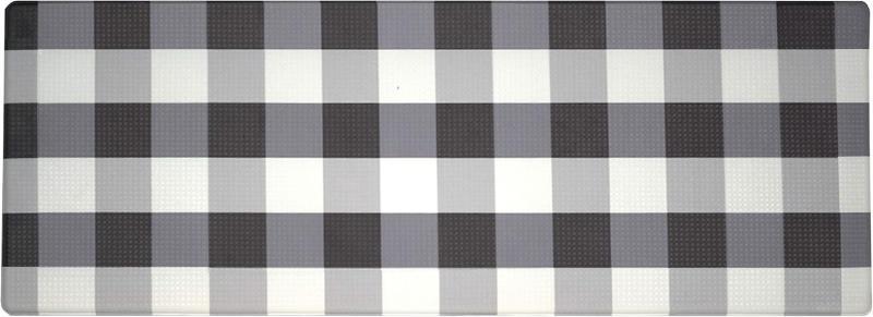 Memory Foam Kitchen Mats - Buffalo-Plaid Pattern