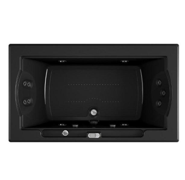 Jacuzzi Fuzion Salon Spa Drop-In Bathtub in Black - MSRP $8,100