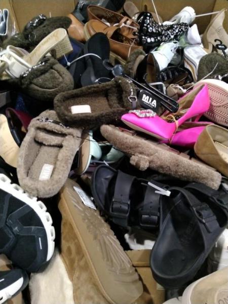 Luxury Department Store - Pallet of Returns Shoes