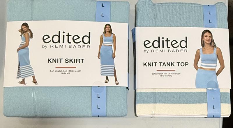 New Women's Edited Knit Tops & Skirts Msrp $5,040