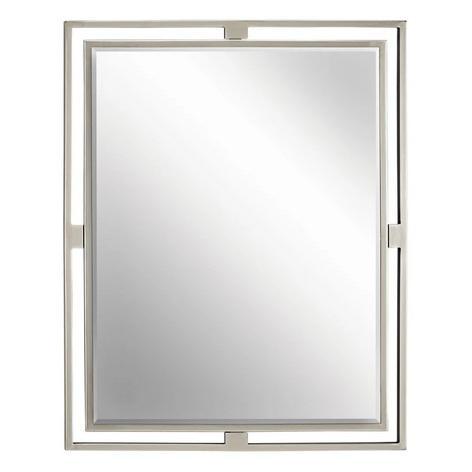 Kichler 41071NI Framed Bathroom Mirror - MSRP $534