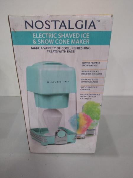 Bed Bath & Home - Nostalgia Electrics Electric Shaved Ice & Cone Makers, Godinger Silver Cocktail Shakers - MSRP $5,458