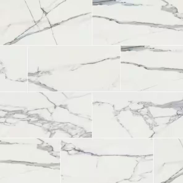 Flooring & Rugs - MSI 12X24 CARRARA AZUL-16SF-CA - Est Retail $1,542- 1plt