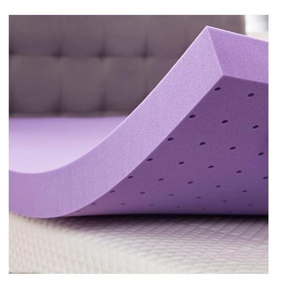SINWEEK 3in Gel Memory Foam K Mattress Topper,  - MSRP $1,595