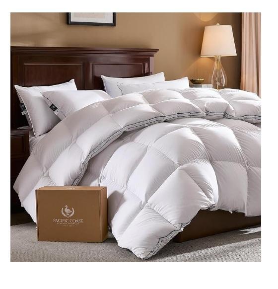 Pacific Coast Goose Feather Down Fiber Comforters Queen, HEGGCOOE Md Dog Car Seat, Bedsure Comforter K Set -MSRP $1,222
