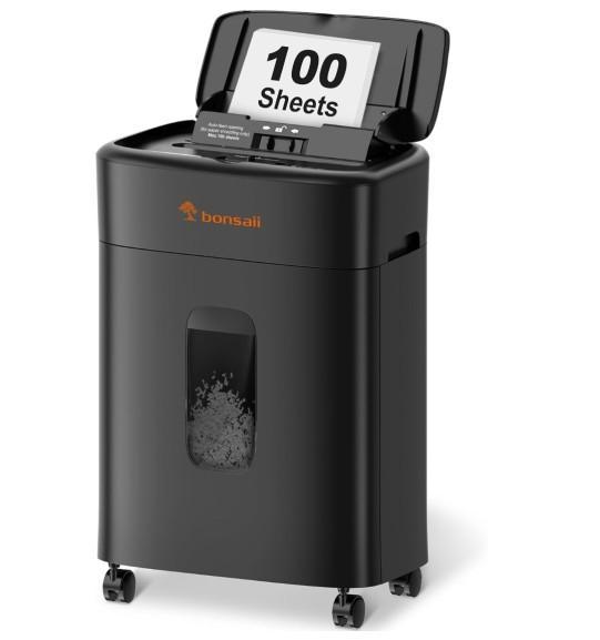 Bonsaii Auto Feed Micro-Cut Paper Shredder, TinyGlow Bassinet, King Koil Pillow Top Air Mattress - MSRP $1,906