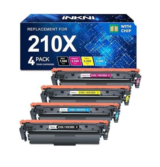 210X 210A Toner Cartridges 4pk MFP 4301fdw Toners, MeeFar Hitch Mount Cargo Carrier Basket, DEWALT  - MSRP $2,638