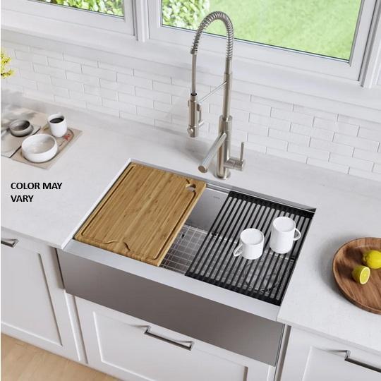 Kraus KWF410-33/PGMStainless Steel Kitchen Sink - MSRP $649