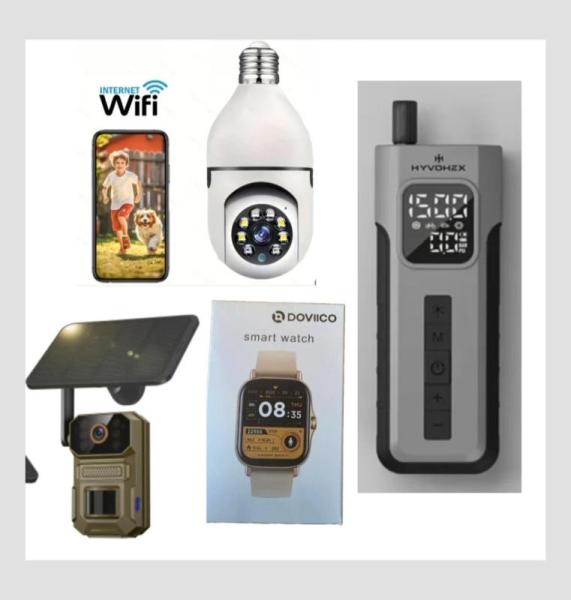 Security Cameras, Keyboards, Power Banks, Air Compressor & More